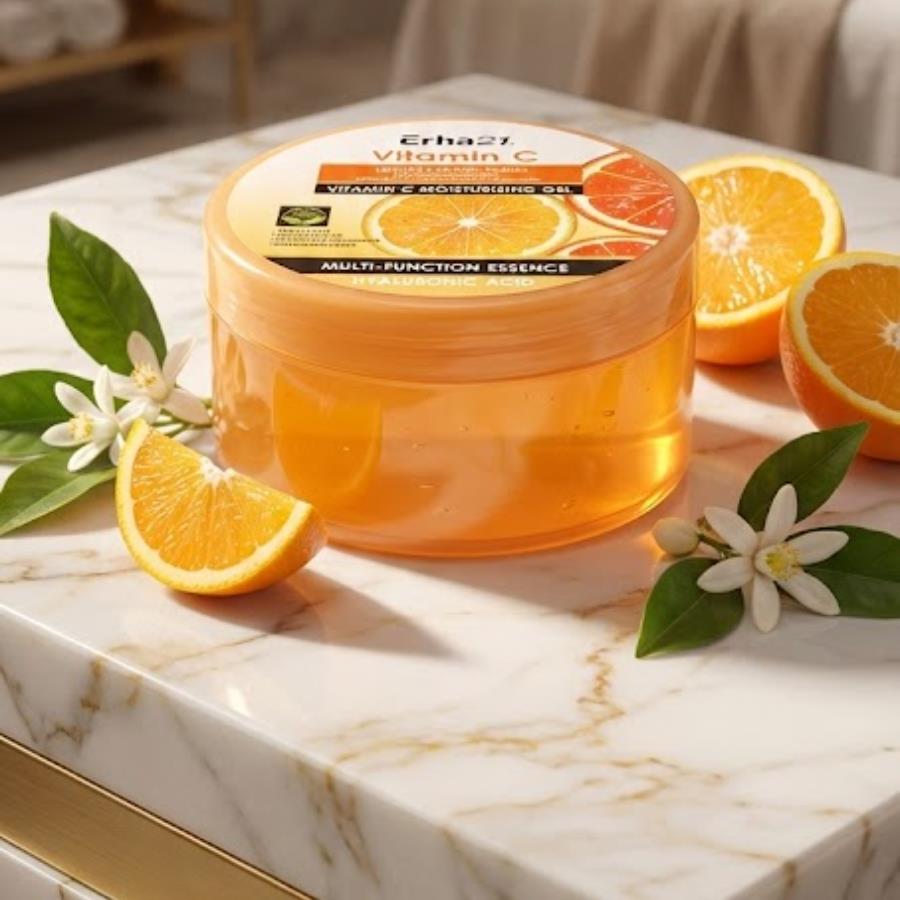 Eshaa Vitamin C Moisturizing Gel – Gel Hidratante Facial con Vitamina C y Ácido Hialurónico